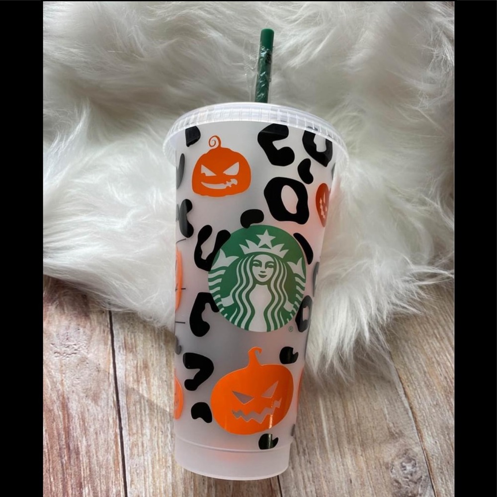 HALLOWEEN/CHEETAH PRINT CUP